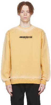 ADER error Yellow Cotton Sweatshirt