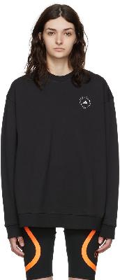 adidas by Stella McCartney Black Organic Cotton Sweatshirt