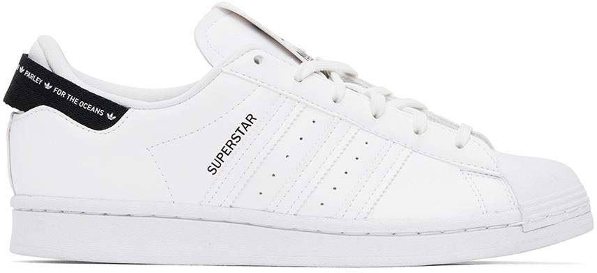 adidas Originals White Parley Edition Superstar Sneakers