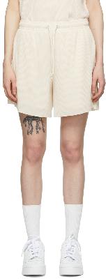 adidas Originals Off-White Adicolor Plissé Shorts