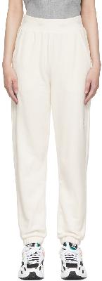 adidas Originals Off-White Cotton Lounge Pants