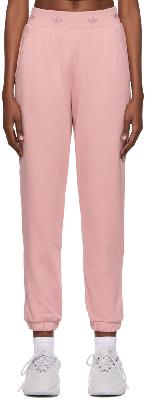 adidas Originals Pink Cotton Lounge Pants