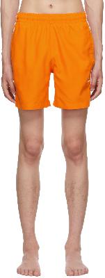 adidas Originals Orange Adicolor 3-Stripes Swim Shorts