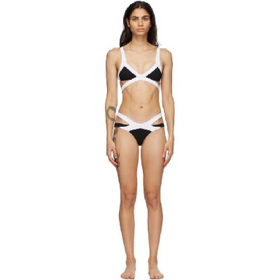 Agent Provocateur Black & White Mazzy Bikini