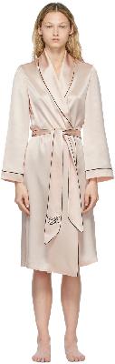 Agent Provocateur Pink Silk Classic PJ Robe