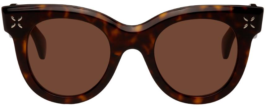 ALAÏA Tortoiseshell Cat-Eye Sunglasses