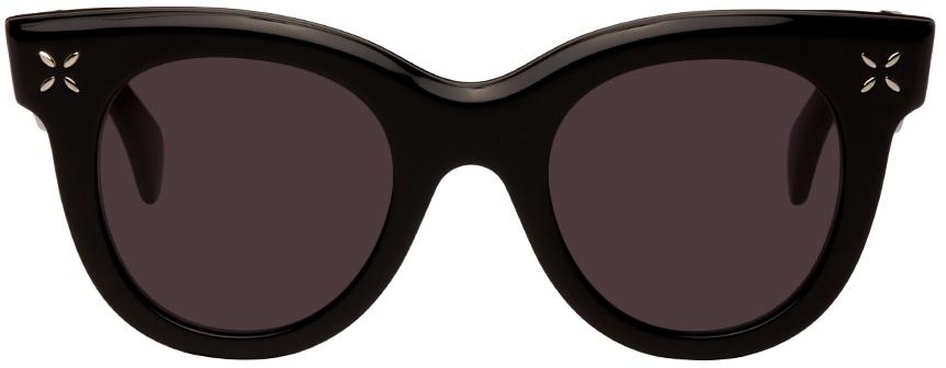 ALAÏA Black Cat-Eye Sunglasses