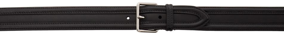ALAÏA Black Heart Box Leather Belt