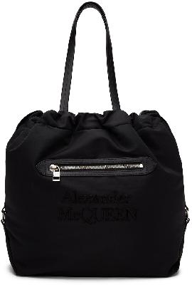 Alexander McQueen Black 'The Bundle' Tote Bag