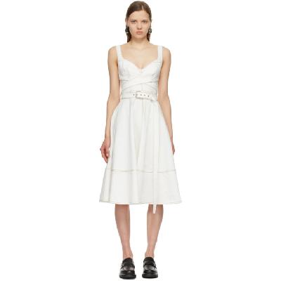 Alexander McQueen Off-White Denim '50s Dress