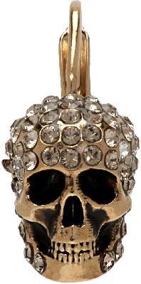 Alexander McQueen Gold Skull Earrings