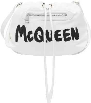 Alexander McQueen White Bundle Shoulder Bag