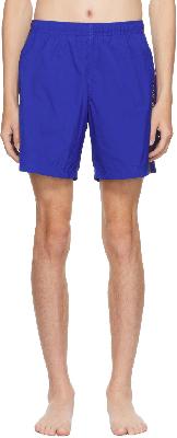 Alexander McQueen Blue Selvedge Swim Shorts