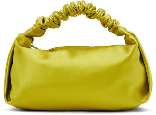 Alexander Wang Green Mini Scrunchie Top Handle Bag