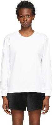 alexanderwang.t White Puff Logo Long Sleeve T-Shirt