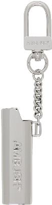 AMBUSH Silver Lighter Case Keychain