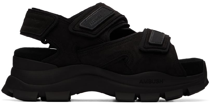 AMBUSH Black Trek Sandals