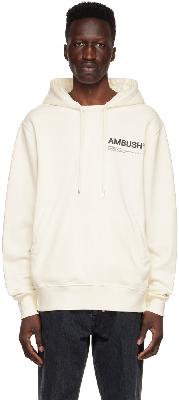 AMBUSH Off-White Cotton Hoodie