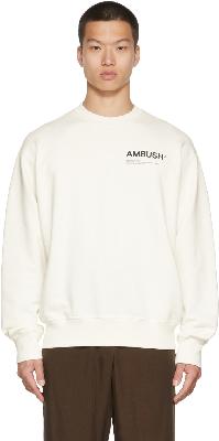 AMBUSH White Workshop Sweatshirt