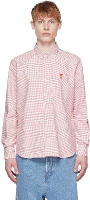 AMI Alexandre Mattiussi Pink & White Ami De Cœur Shirt