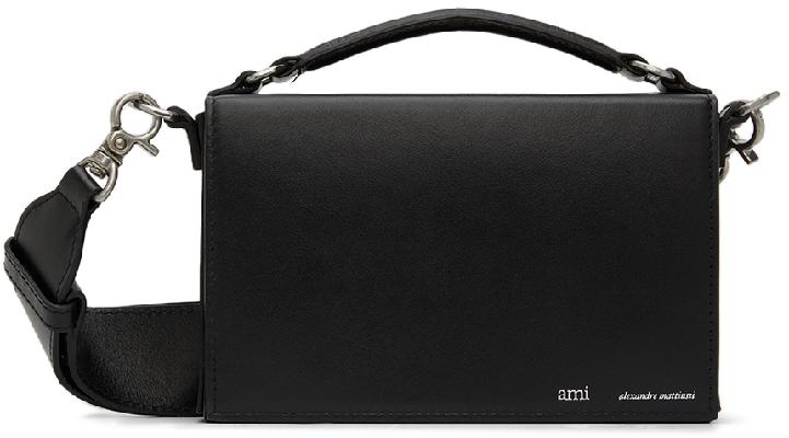 AMI Alexandre Mattiussi Black Lunch Box Bag