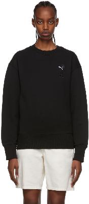 AMI Alexandre Mattiussi Black Puma Edition Cotton Sweatshirt