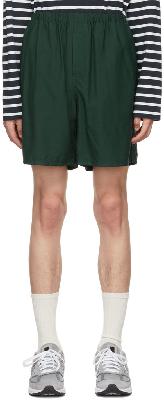 AMI Alexandre Mattiussi SSENSE Exclusive Green Shorts