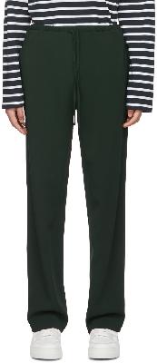 AMI Alexandre Mattiussi SSENSE Exclusive Green Trousers