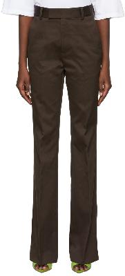 AMIRI Brown Cotton Trousers