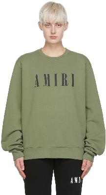 AMIRI Khaki Cotton Sweatshirt