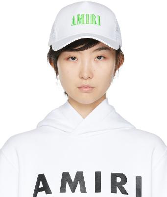 AMIRI White Core Logo Trucker Cap