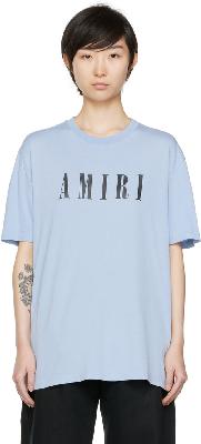 AMIRI Blue Cotton T-Shirt