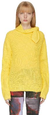 Andersson Bell Yellow Ribbon Neck Rilynn Sweater