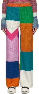 Andersson Bell Multicolor Aurora Color Block Knit Lounge Pants