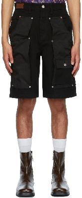 Andersson Bell Black Namibia Denim Shorts