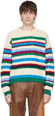 Andersson Bell Off-White Acrylic Sweater