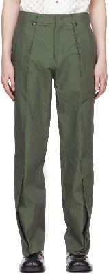 Andersson Bell Green Cotton Trousers
