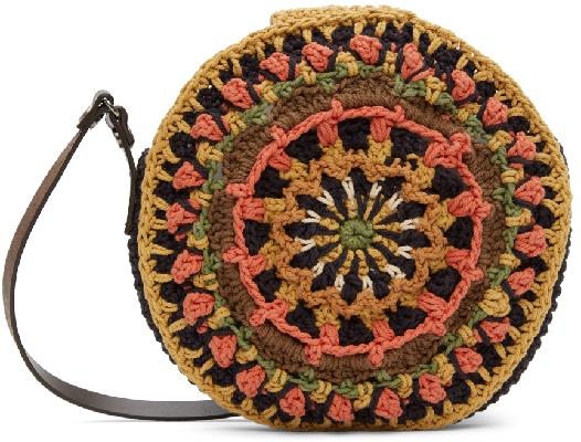 Andersson Bell Multicolor Hand Crochet Tambourine Bag