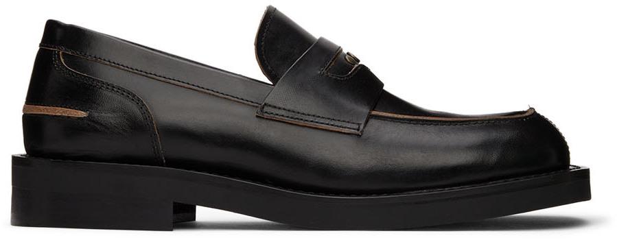 Andersson Bell Black Broeils Penny Loafers