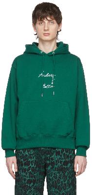Andersson Bell Green Cotton Hoodie