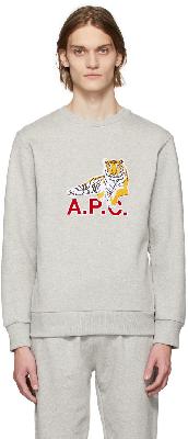 A.P.C. Grey Lunar New Year Taylor Sweatshirt