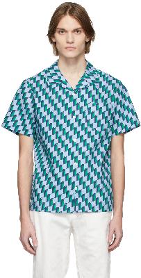 A.P.C. Blue & Green Lloyd Shirt