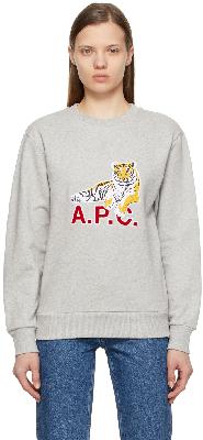 A.P.C. Grey Lunar New Year Taylor Sweatshirt