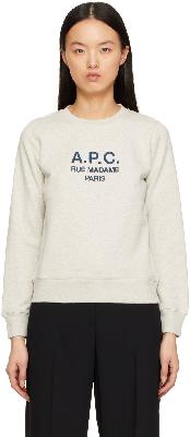 A.P.C. Grey Tina Sweatshirt