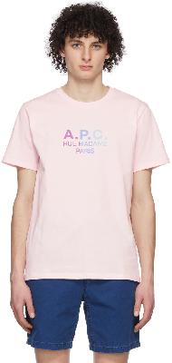 A.P.C. Pink Tony T-Shirt