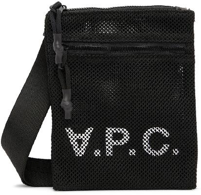 A.P.C. Black Rebound Messenger Bag