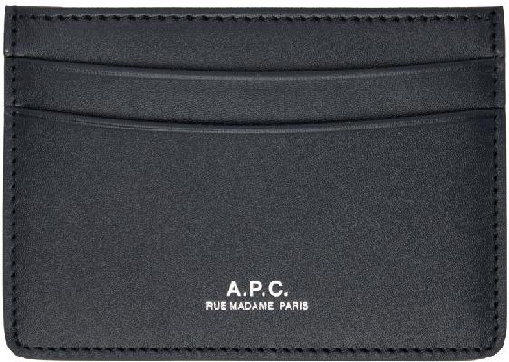 A.P.C. Navy Andre Card Holder