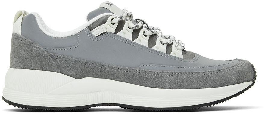 A.P.C. Grey Reflective Jay Sneakers