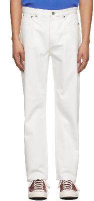 A.P.C. White Suzanne Koller Edition Harbor Jeans
