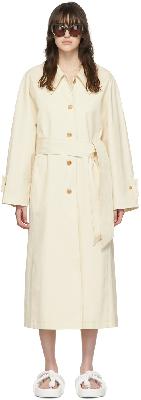 Arch The Off-White Cotton Trench Coat